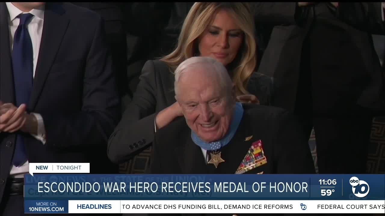 Escondido veteran awarded the Medal of Honor during State of the Union address