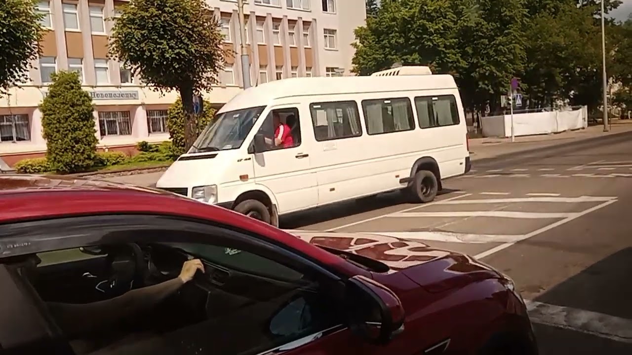 Новополоцк, Полоцк.Поездка на автобусе МАЗ-241.000 гос.№АК 3970-2  марш.5 “АВ Новополоцк—АВ Полоцк