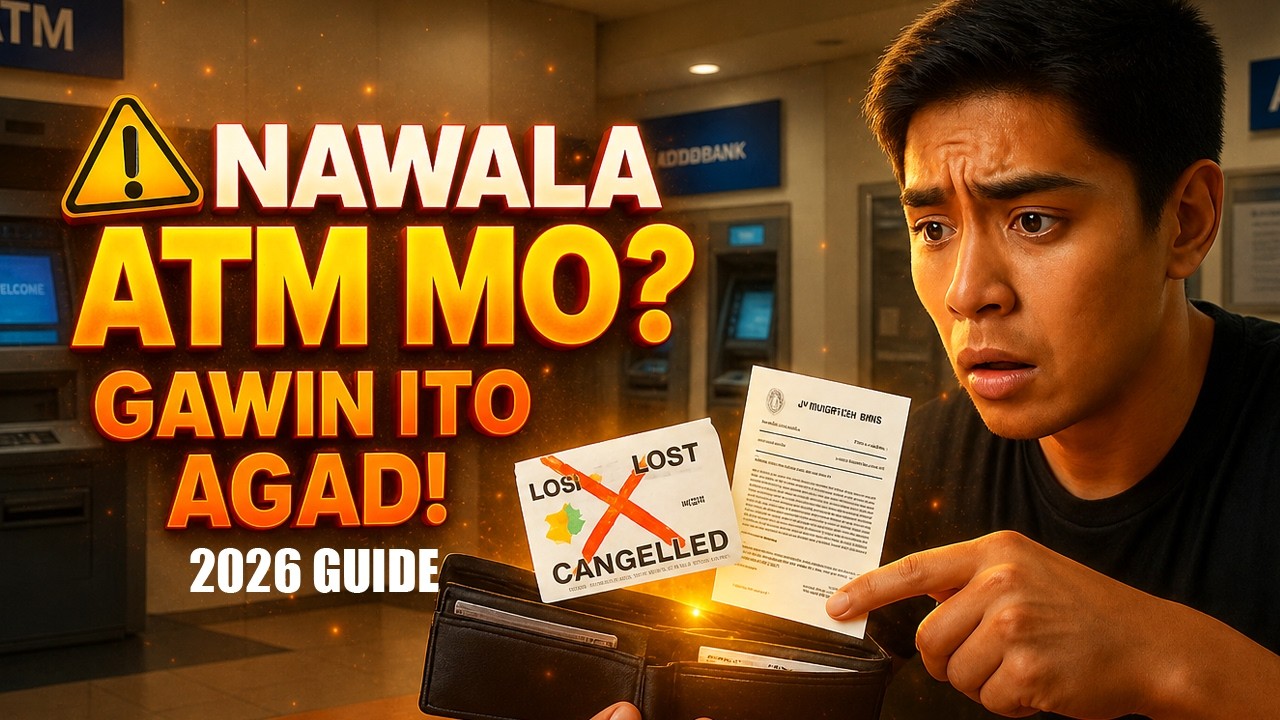 NAWALA ANG ATM CARD? How to File Affidavit of Loss & Replace Your Card (2026 Guide)