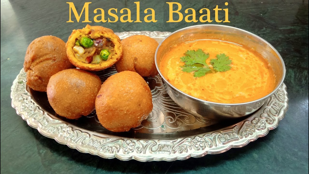 Masala baati, Masala bati recipe in hindi, stuffed bati, bharwa masala bati, राजस्थानी मसाला बाटी