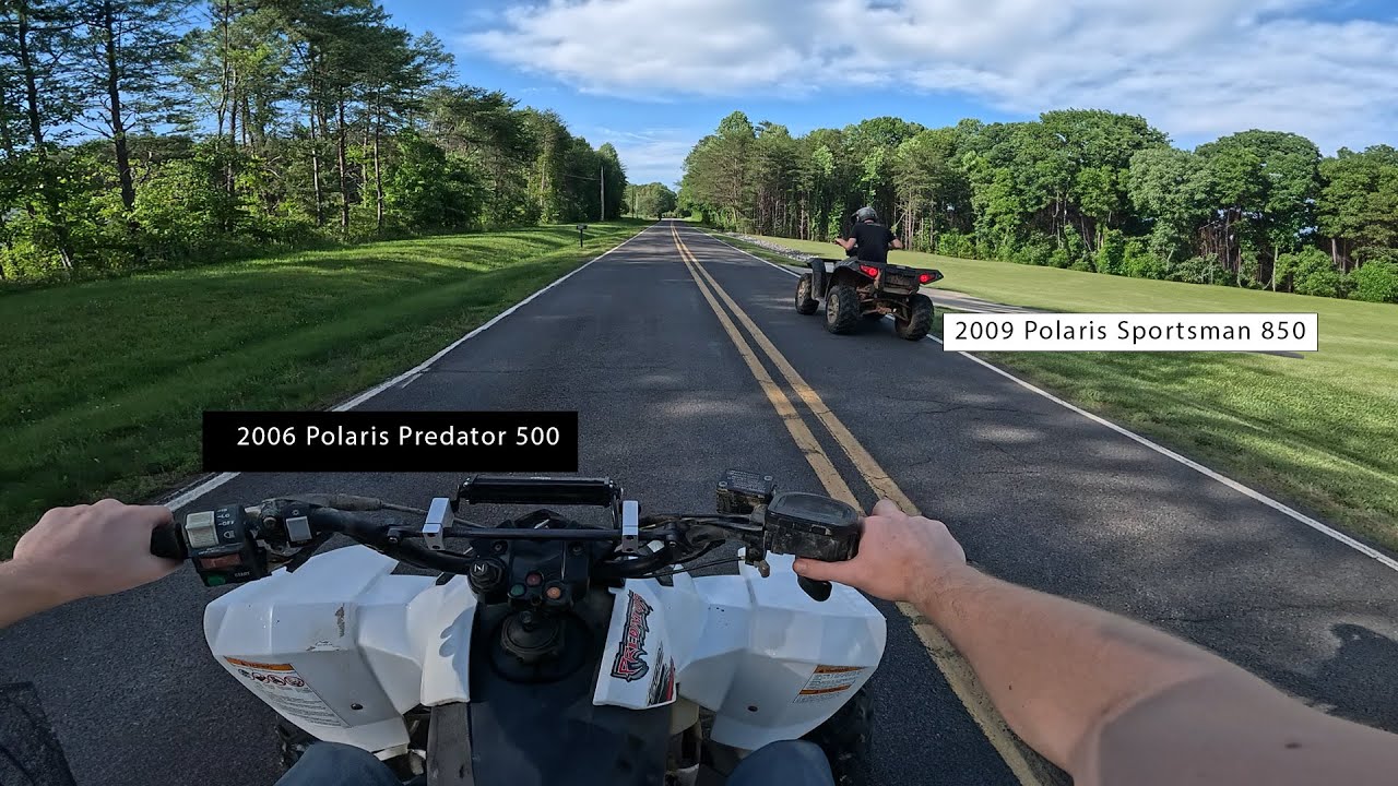 Polaris Predator 500 VS Polaris Sportsman 850 Top Speed