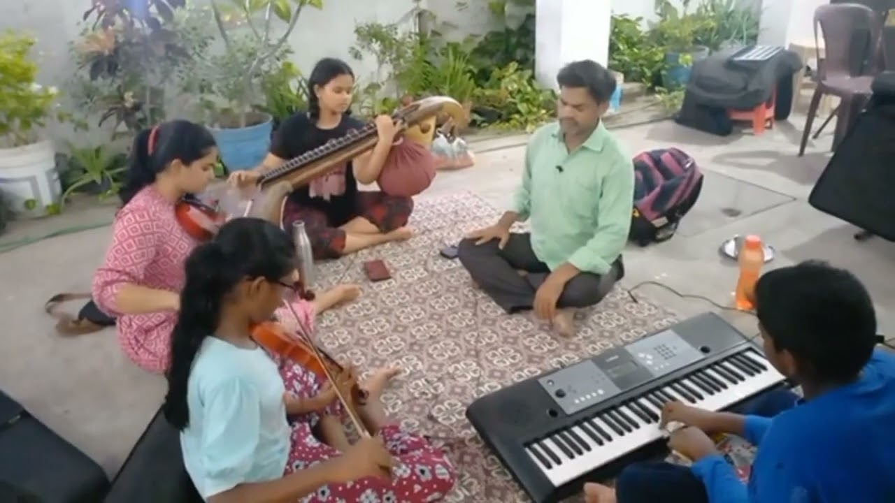 Omshakthi Omshakthi Song Tutorial #musicclass Madhavaram #Thiruvallur #carnaticmusicclass 