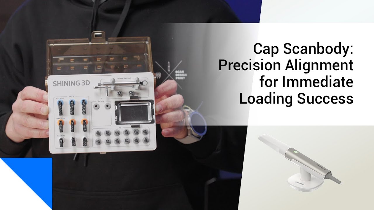 Cap Scanbody: Precision Alignment for Immediate Loading Success｜Aoralscan Elite
