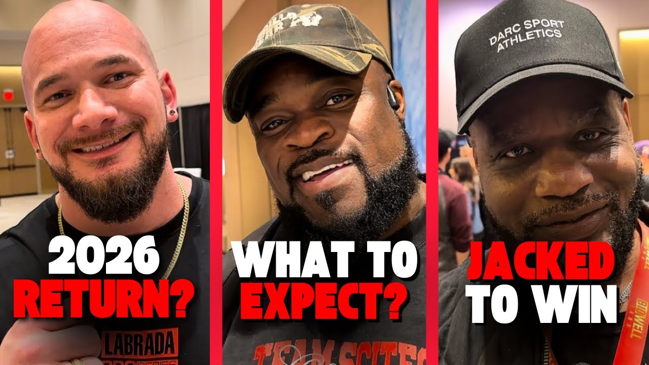 Brandon Curry / Hunter Labrada / Chris Cormier / BTSTV at the Arnold Classic