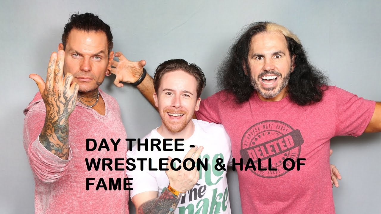 The Wrestlemania 33 VLOG | DAY 3 | Wrestlecon & Hall of Fame