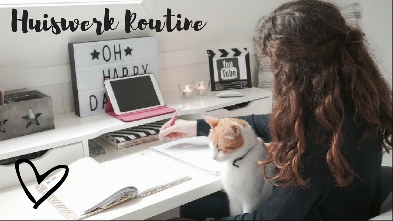 Huiswerk routine & plannen  ♡ Eva Rose