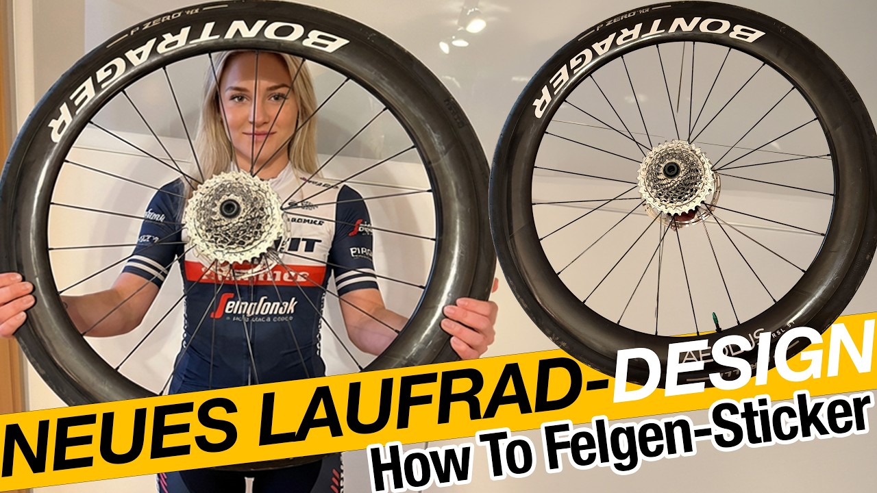 Laufrad-Decals korrekt montieren – Schritt-für-Schritt an Bontrager Aeolus Felgen