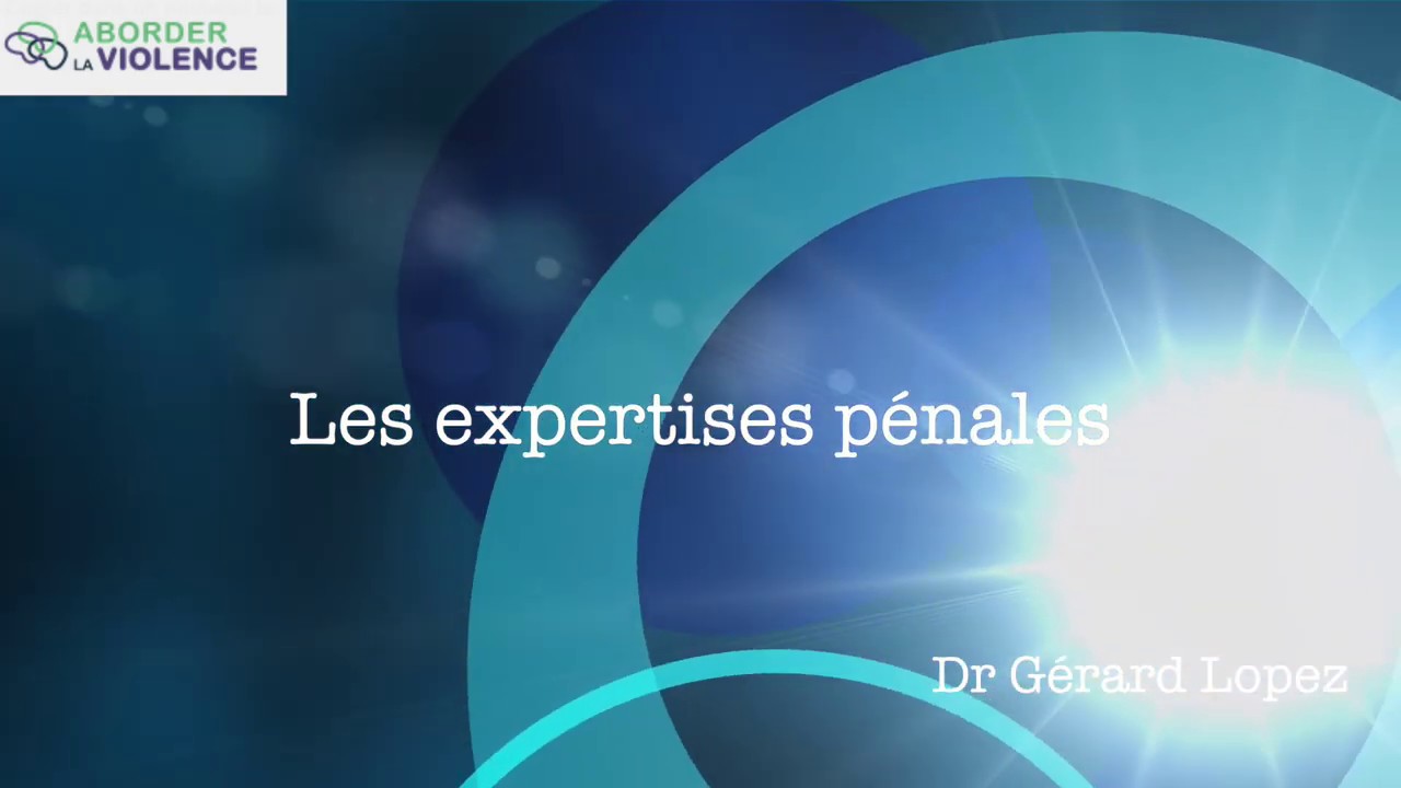 Les expertises p&eacute;nales