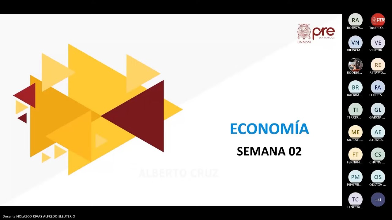 Economía - Semana 02 - Pre San Marcos Ciclo 2025-I (Nuevo Ciclo)