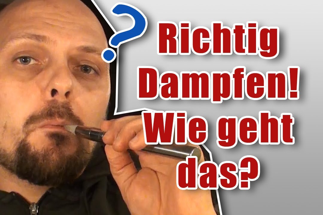 E-Zigarette richtig rauchen: Einsteiger-Video
