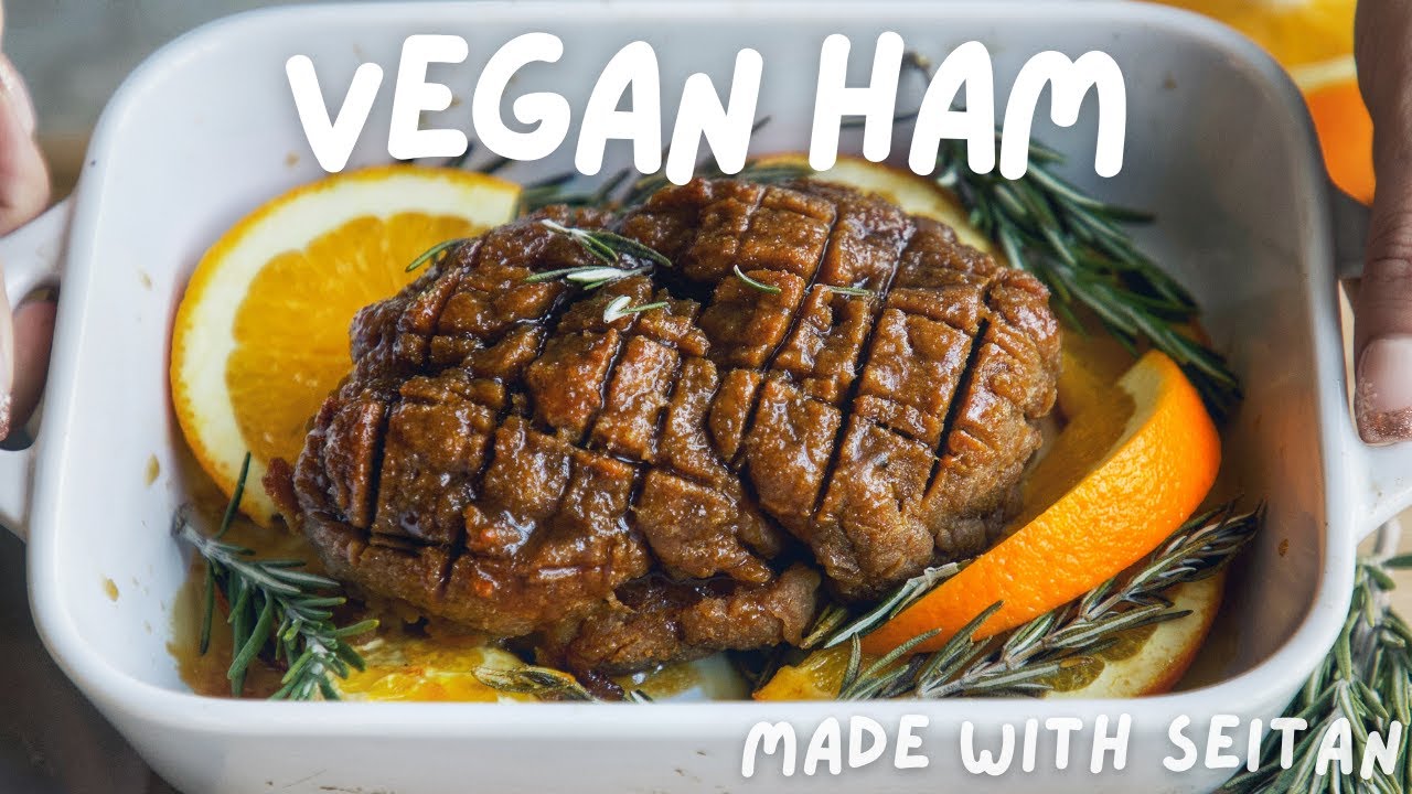 12 DAYS OF HOLIDAY RECIPES: DAY 9 VEGAN HAM [MADE WITH SEITAN]