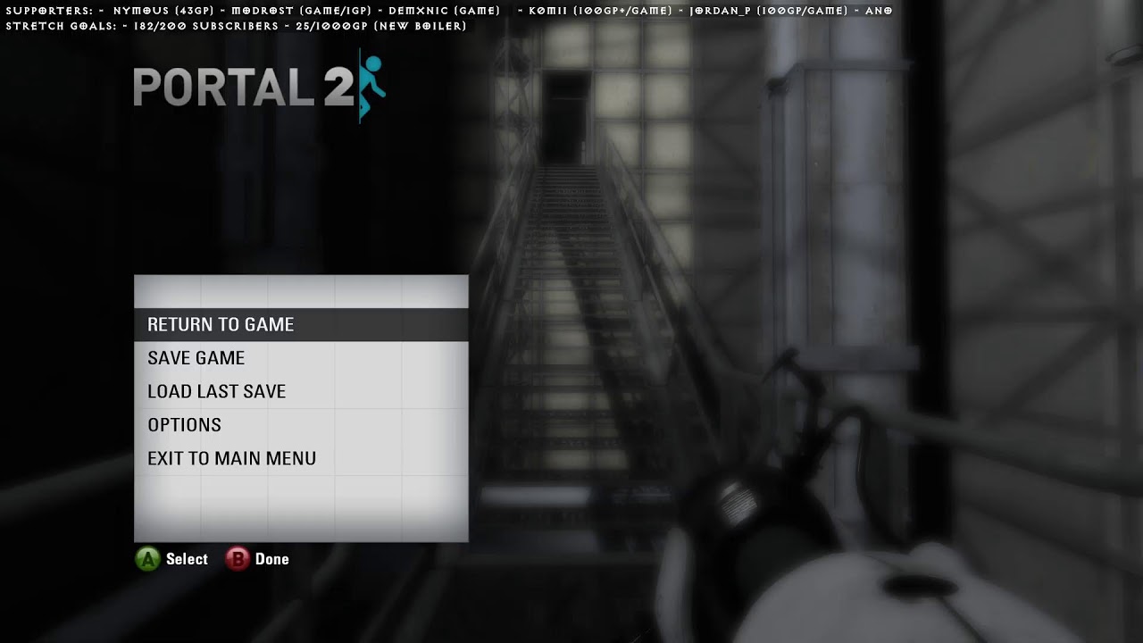 BBG's Livestream! | Portal 2