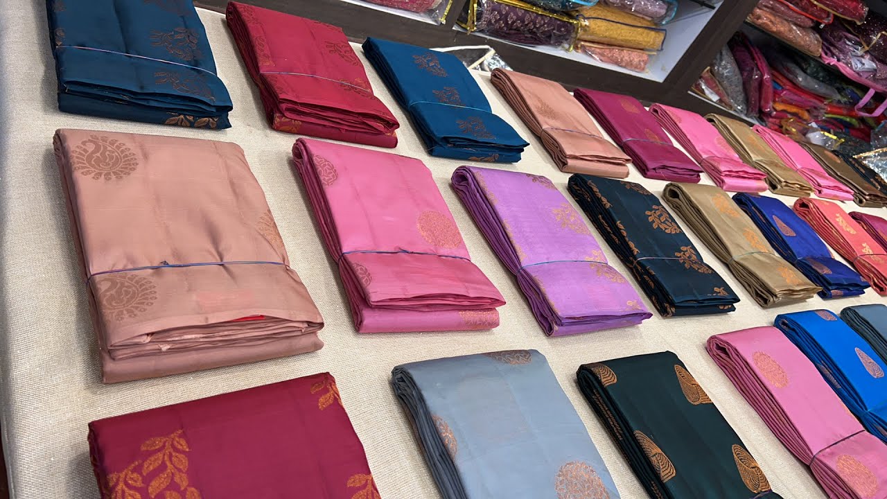 Colourfull Silk Sarees @Karishma Silks Thiruvalla.