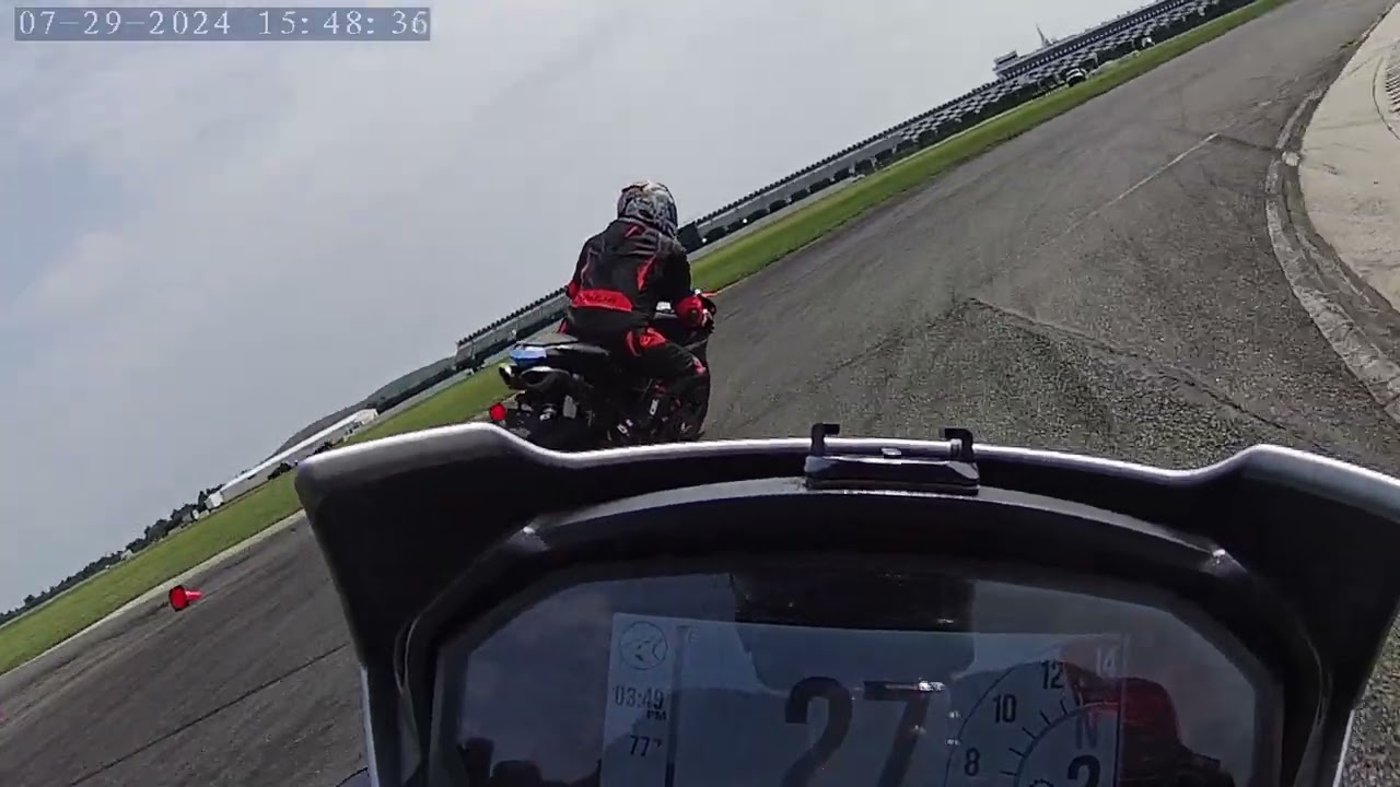 Warhorse track day, session 6, Pocono Southeast course 07/29/24. Novice group