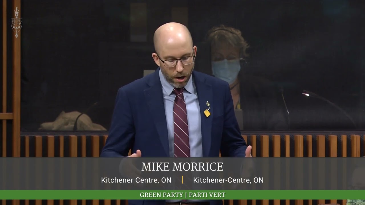 MP Mike Morrice recognises Women's Crisis Services Waterloo Region
