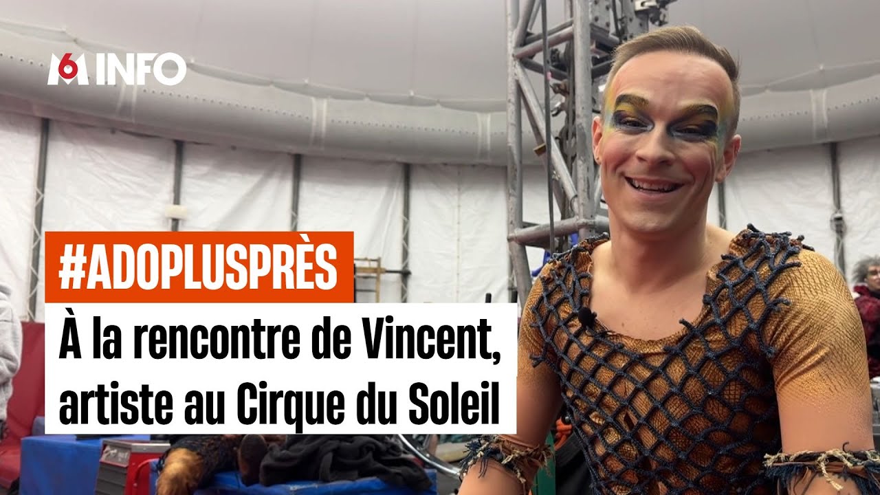 Vincent Lavoie est acrobate au Cirque du Soleil