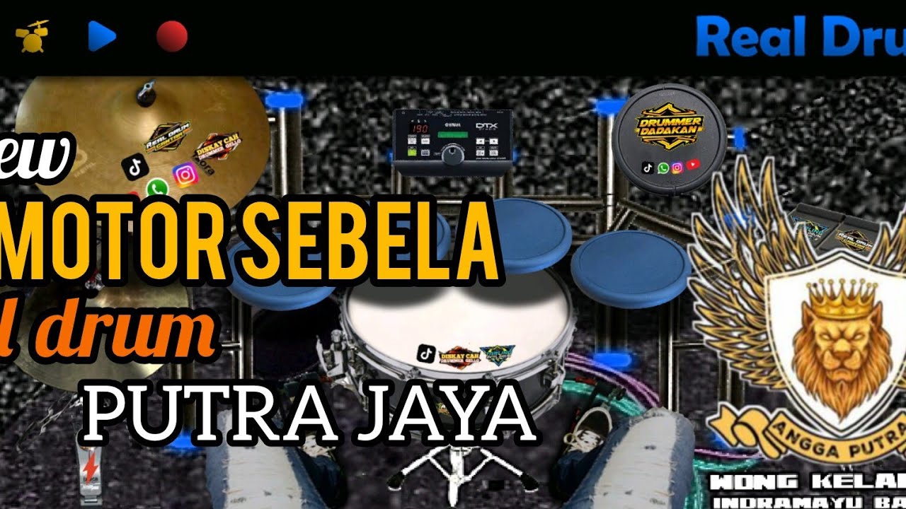 PERDANA MOTOR SEBELAH /angga putra/cover real drum /PUTRA JAYA