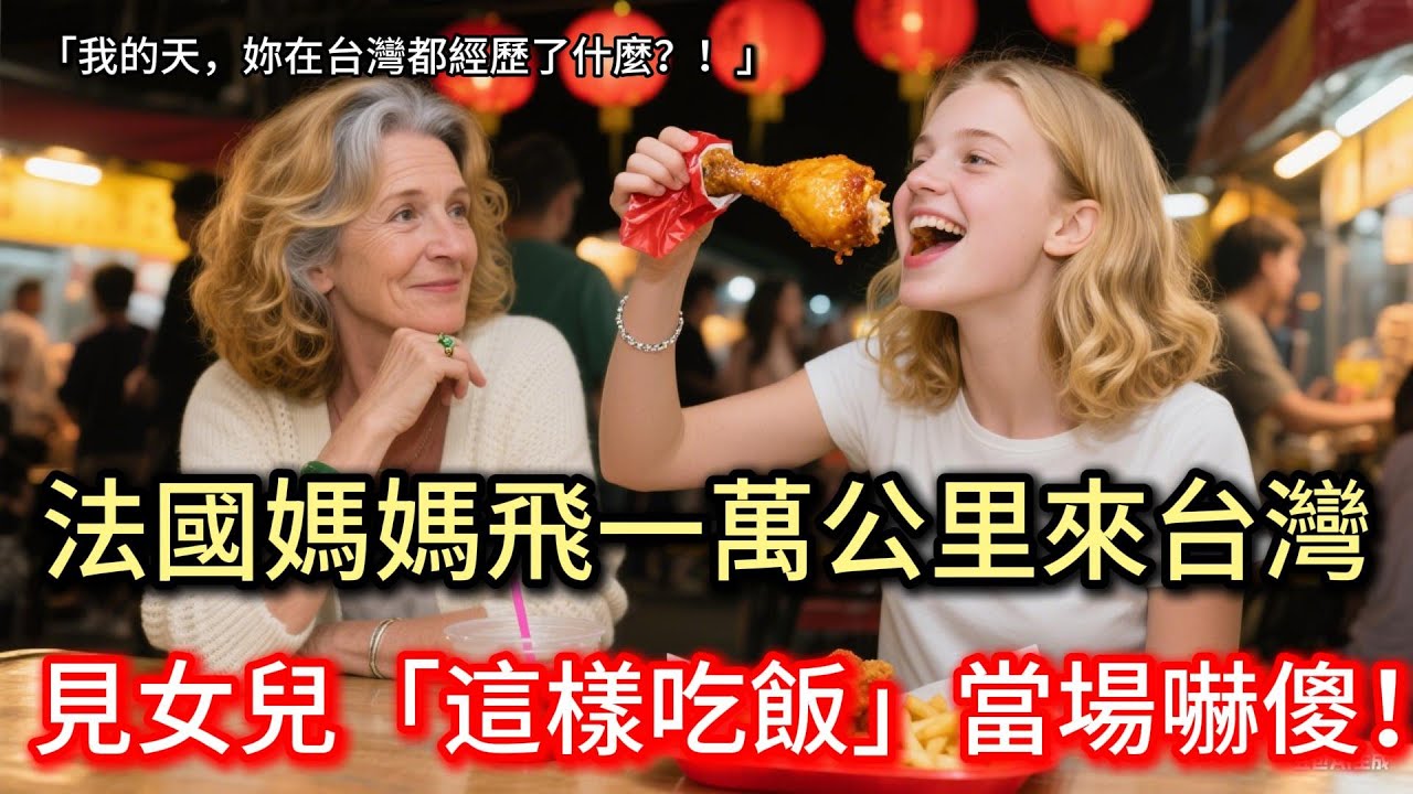 法國媽媽飛一萬公里來台灣，見女兒「這樣吃飯」當場嚇傻！直呼：我的天，妳在台灣都經歷了什麼？！ㅣ故事ㅣ有聲書ㅣ廣播劇ㅣ愛情