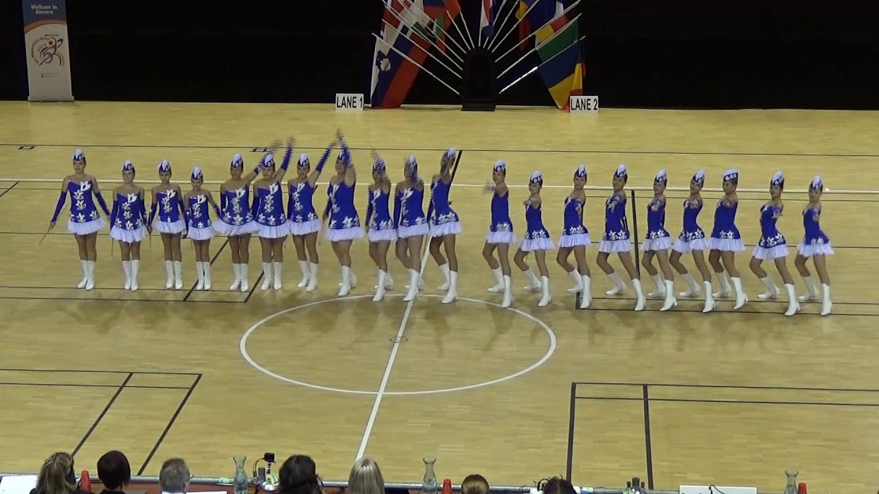 Panenky Hranice - Vystoupení Mistr Evropy NBTA - Traditional corps - juvenile 2017