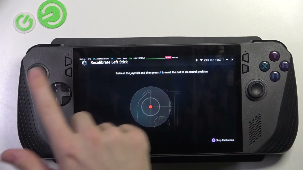 ASUS ROG Ally X (2024) 조이스틱 재보정 방법