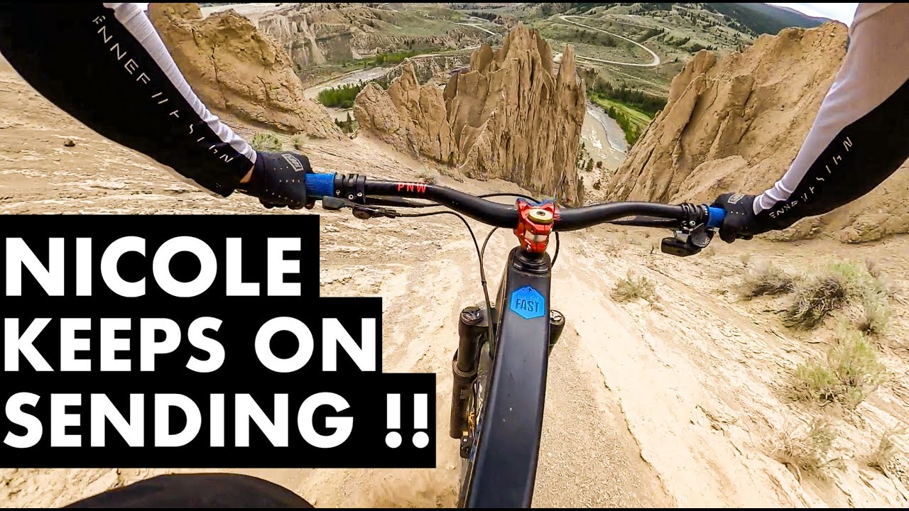 NICOLE KENNEDY DIRT SURFING FARWELL CANYON !!