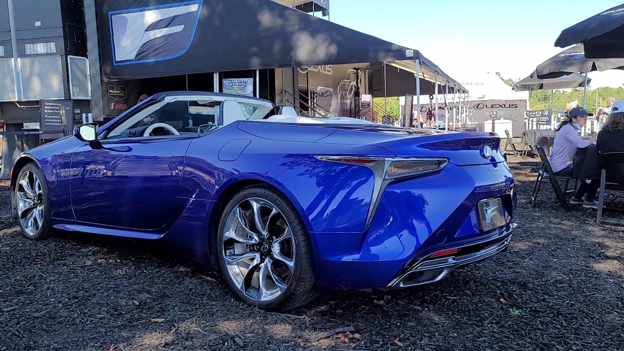 2021 Lexus LC 500 Convertible Inspiration Series | Structural Blue  | Lexus Racing USA