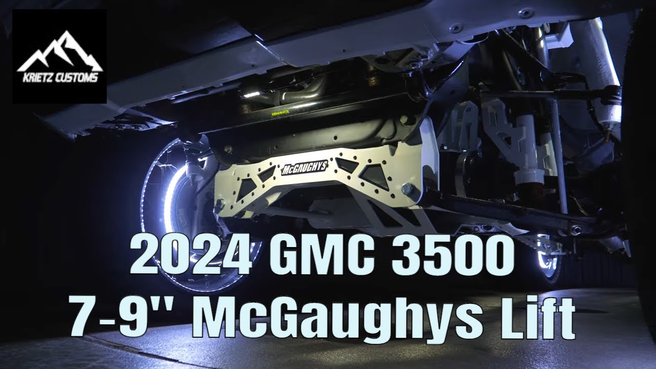 GMC 3500 LIFT, WHEELS, TIRES, LIGHTS AND MORE! BUILD OVERVIEW