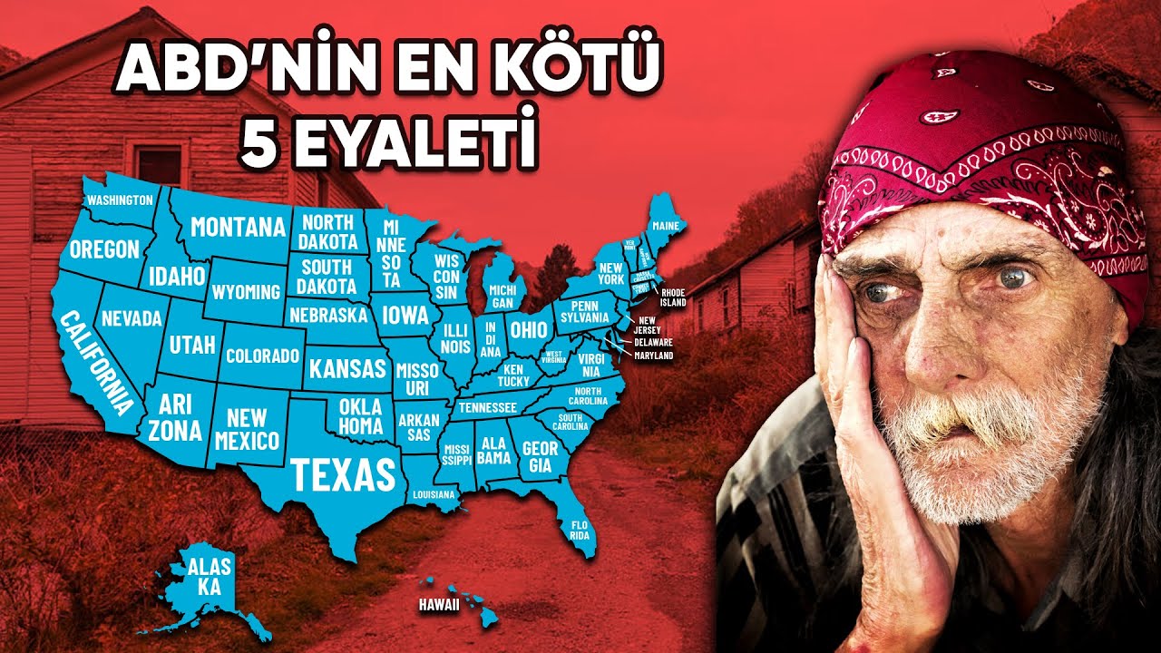 5 худших штатов США