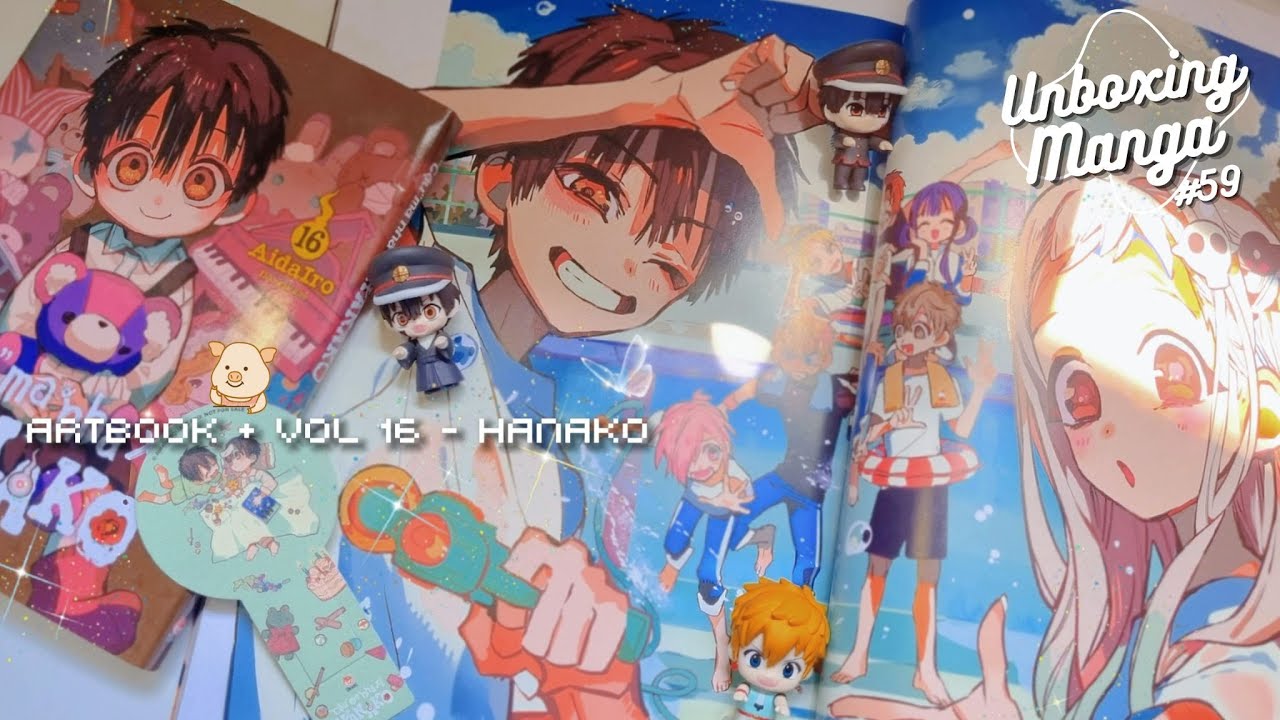 🐽 UNBOXING & REVIEW📦|| MANGA HAUL || JIBAKU SHOUNEN HANAKO-KUN ARTBOOK 1 || CẬU MA NHÀ XÍ 16✨Tầu Tẩu
