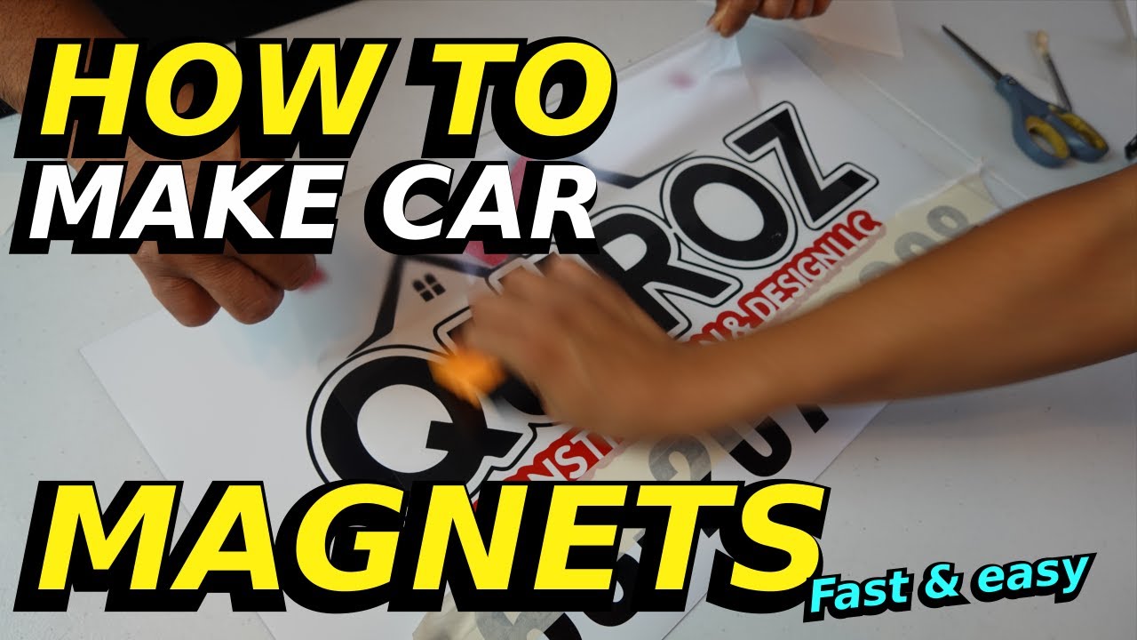 How to make car magnets fast and easy