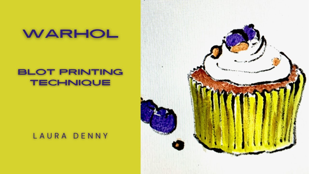 Andy Warhol Blot Printing Technique