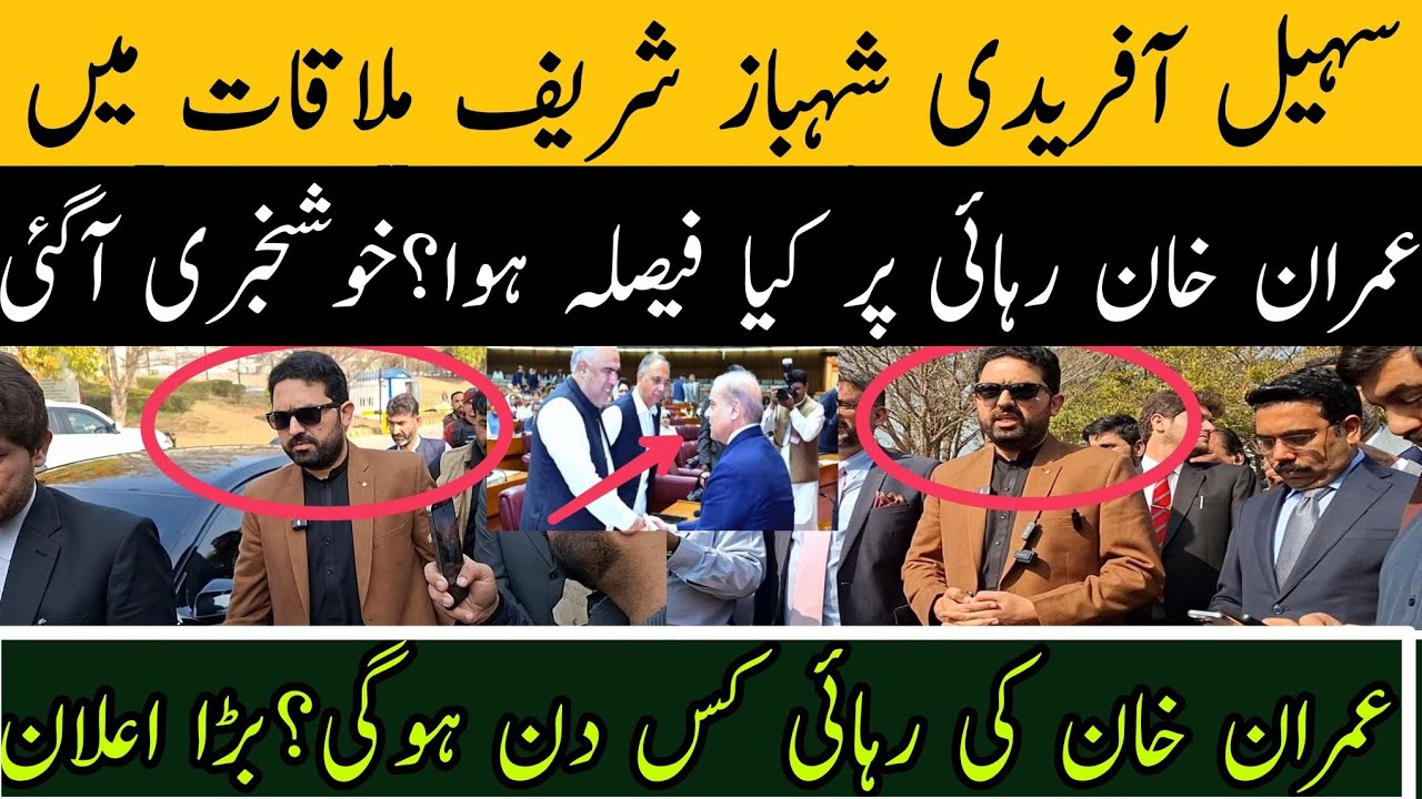 سہیل آفریدی اور شہباز شریف ملاقات میں کیا طے ہوگیا؟بڑی خوشخبری آگئی