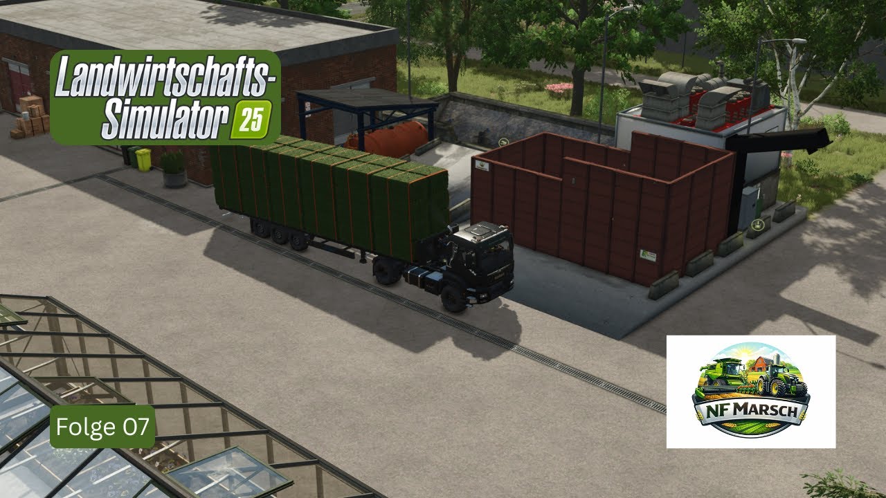LS25 NF Marsch 🚜 F07 | wir bauen die erste Produktion