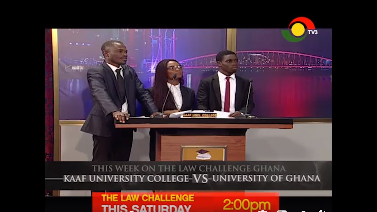 The Law Challenge - University Of Cape Coast VS Kings University College Contest 1st Episode.