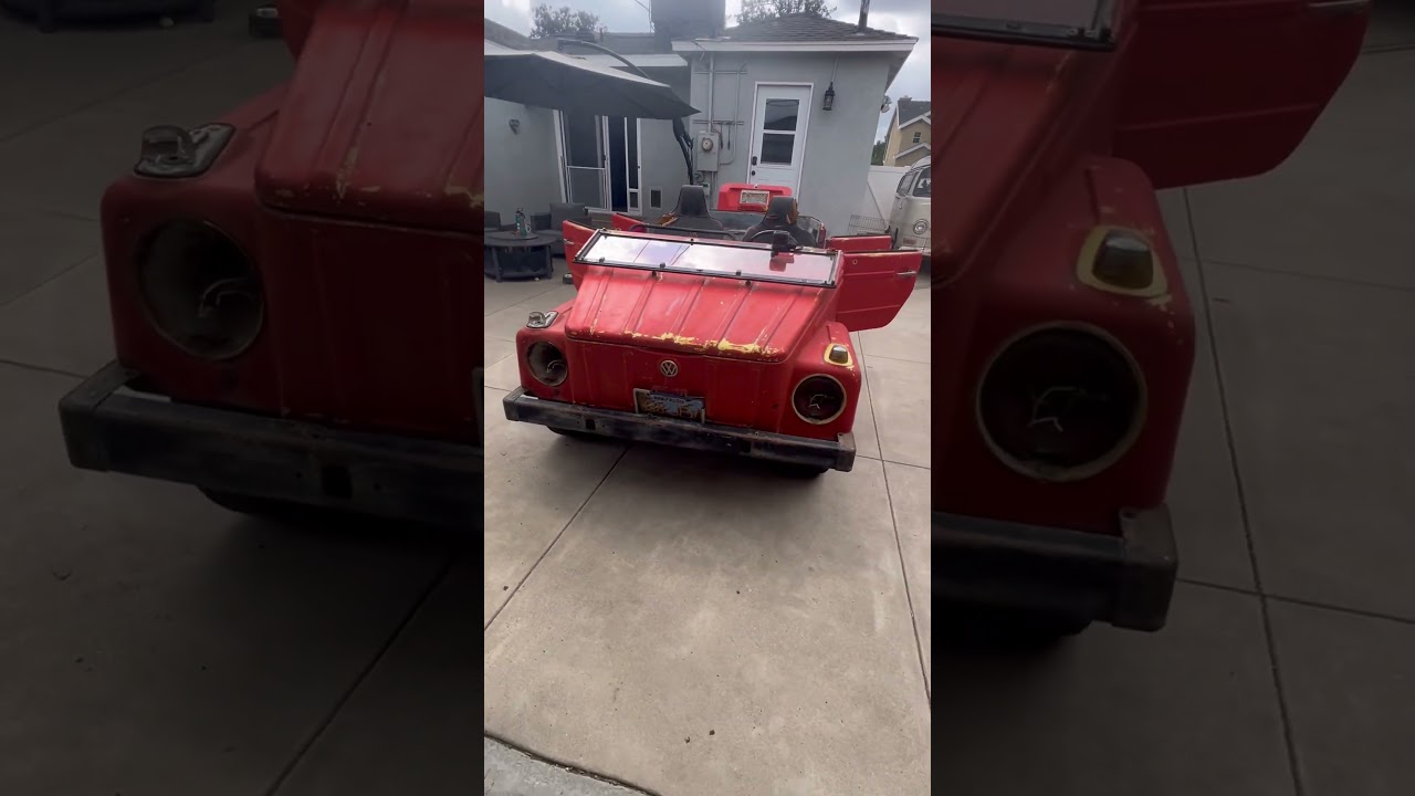 1973 VW TYPE 181 Rescue project, just a walk around VW Thing vw #type181 #vwthing #project #barnfind