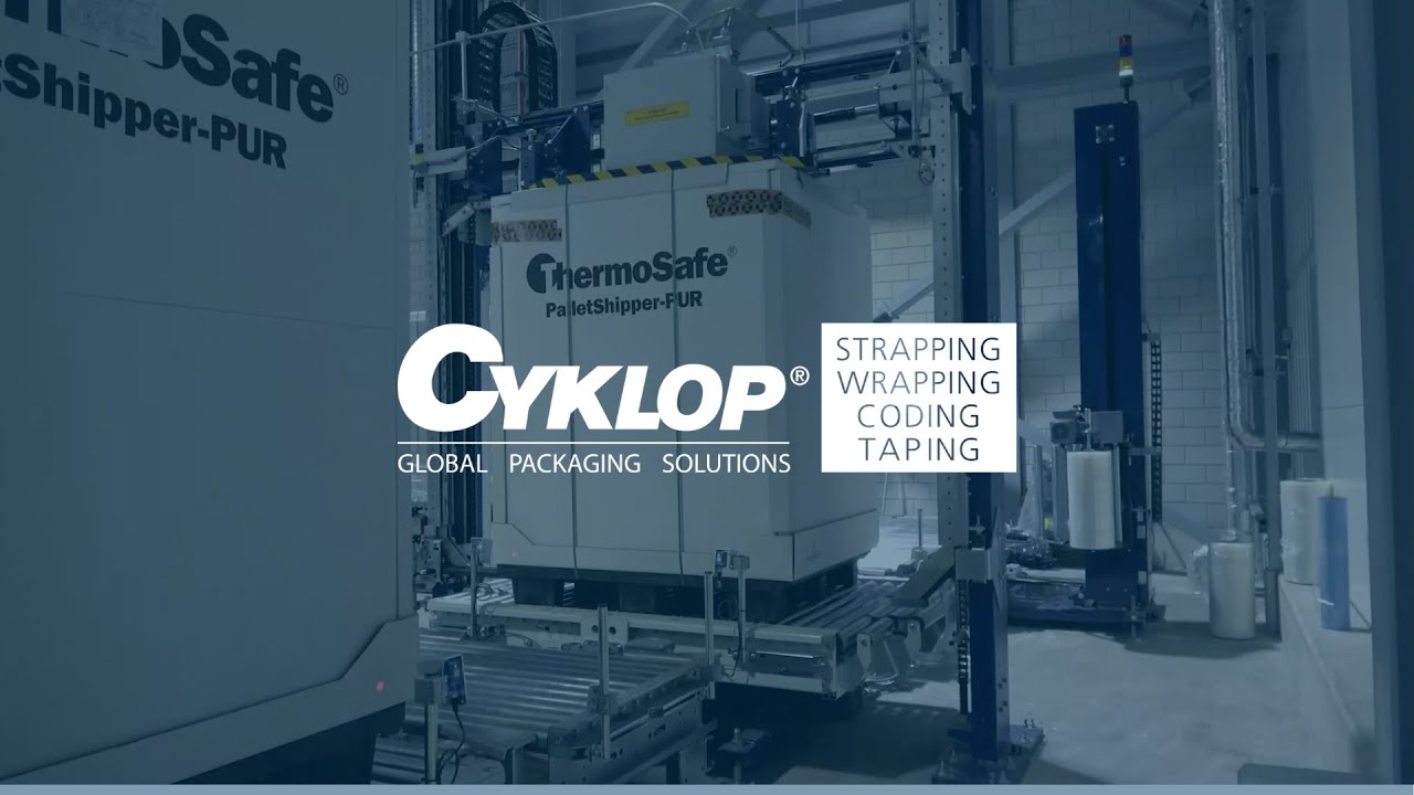 MSD Fully-Automated Packaging Line: XP 111 Strapping Machine & CST 935 Pallet Wrapper