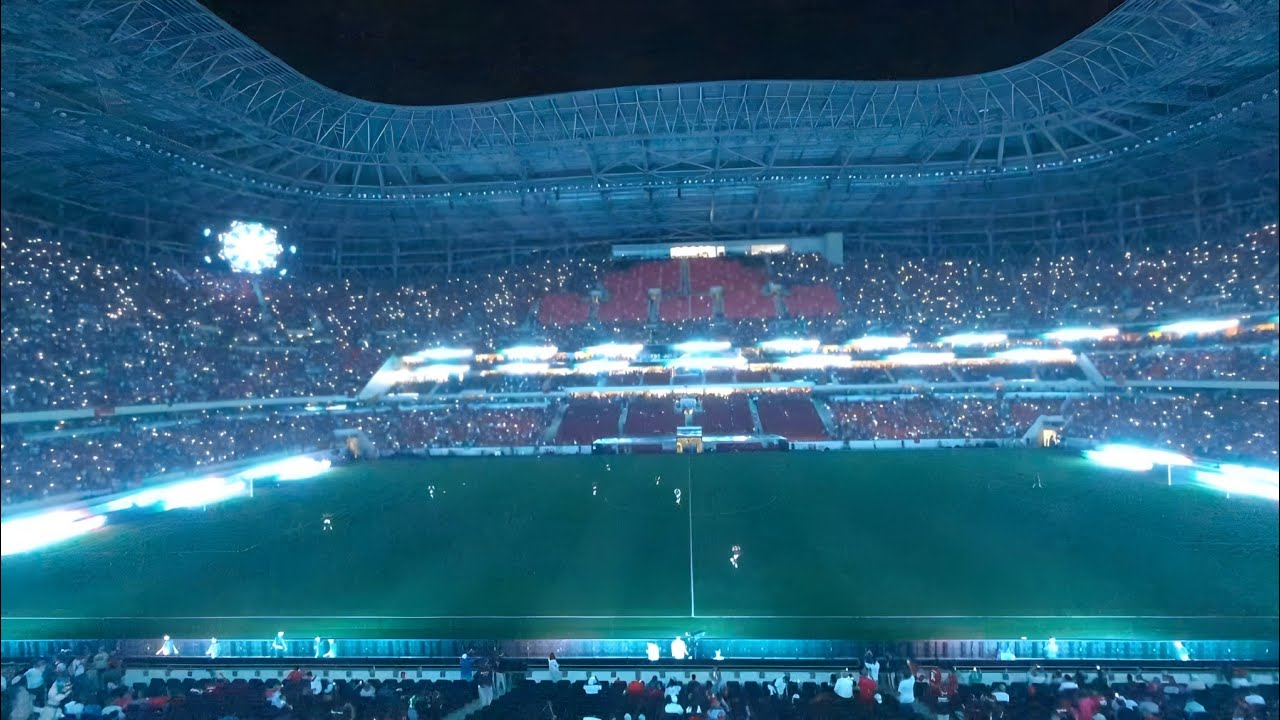 حفل افتتاح ملعب مولاي عبد الله بين شوطي مباراة المغرب ضد النيجر في تصفيات كأس العالم 2026 #المغرب