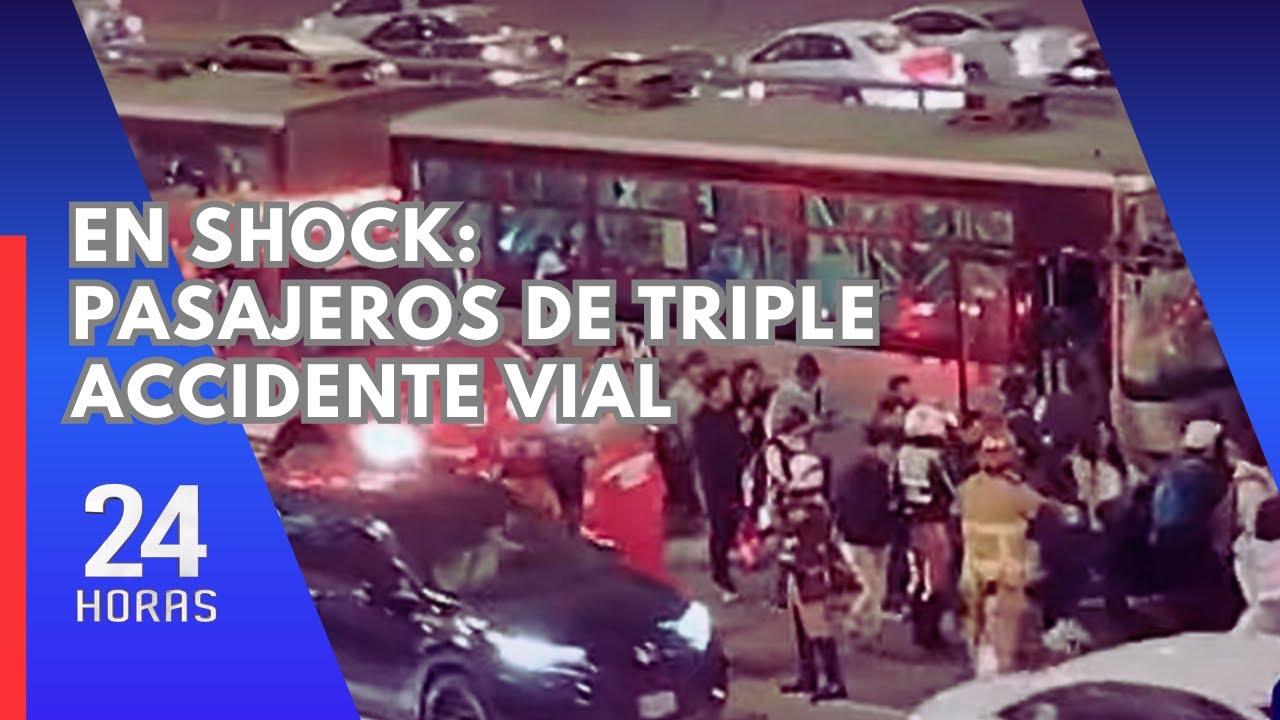 Triple choque en el Metropolitano: todos los heridos fueron dados de alta
