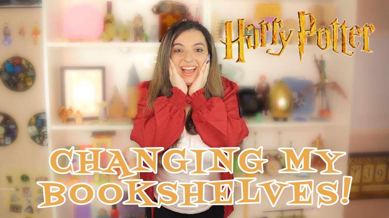 Changing my Bookshelves | Harry Potter Room