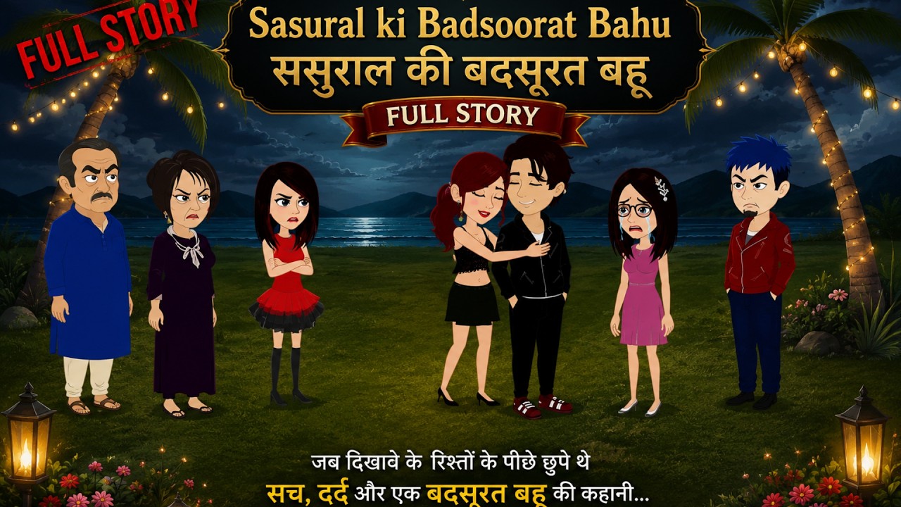 Sasural ki Badsoorat Bahu Full Story ससुराल की बदसूरत बहू | Saas-Bahu |Hindi Fairy Tales|Story time|