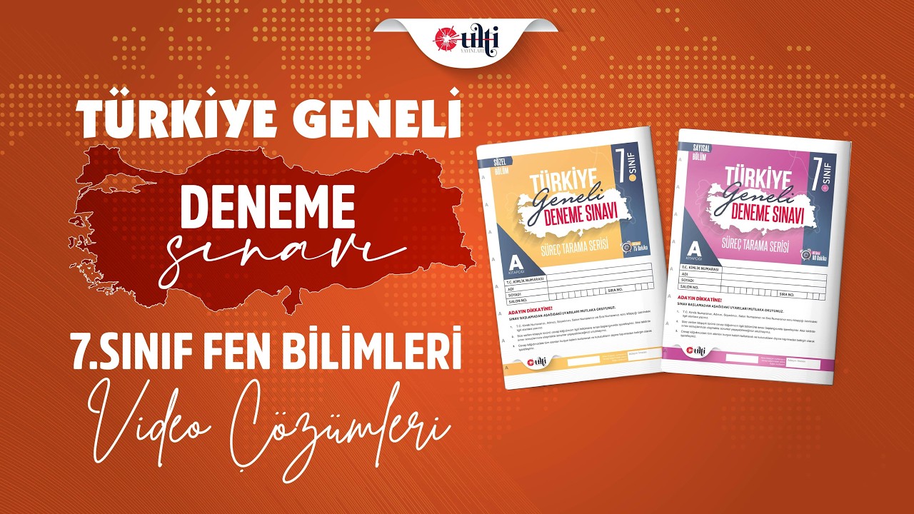 Ulti Yayınları 7. Sınıf Türkiye Geneli Deneme Sınavı | Fen Bilimleri Çözümleri