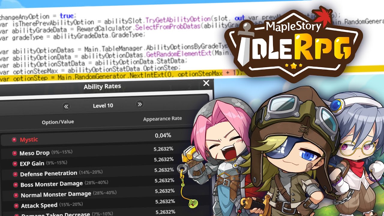 ANOTHER Nexon Probability Manipulation - MapleStory Idle RPG... What happened?!!