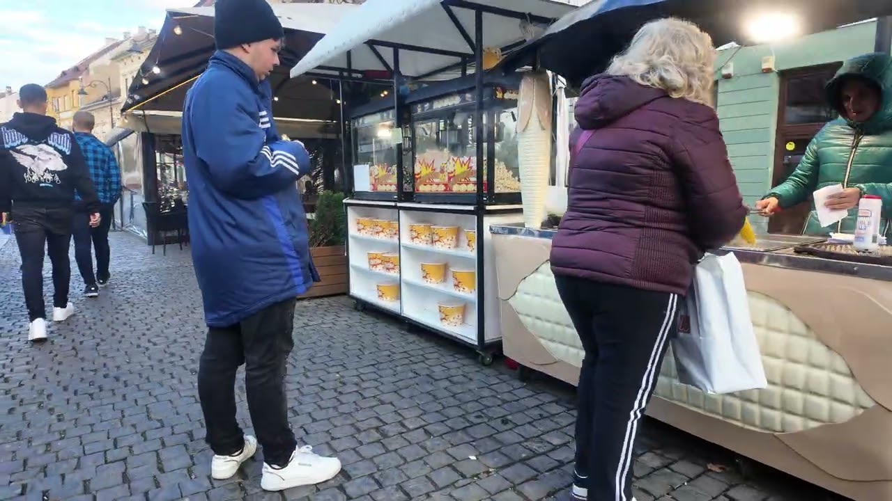 Walking in Sibiu City Centre 🇷🇴 | Romania 4K Walking Tour with Original Sound