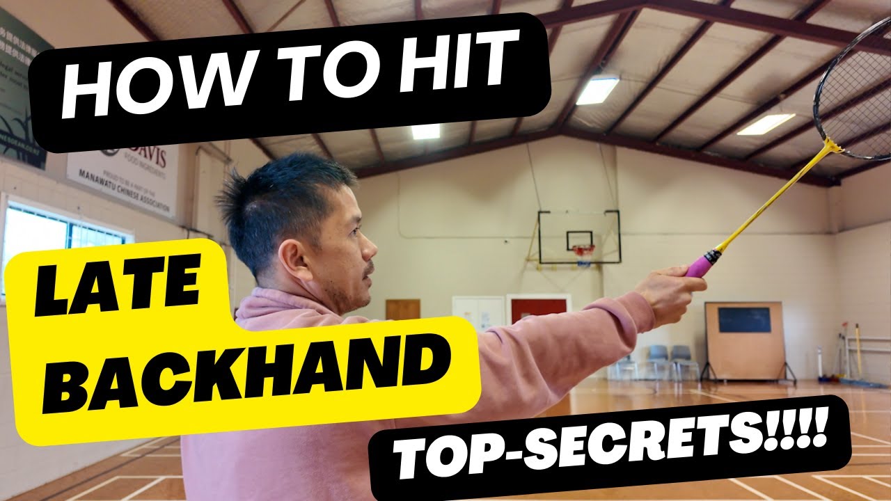 SECRET to a POWERFUL Badminton Backhand Clear - Fingers Power