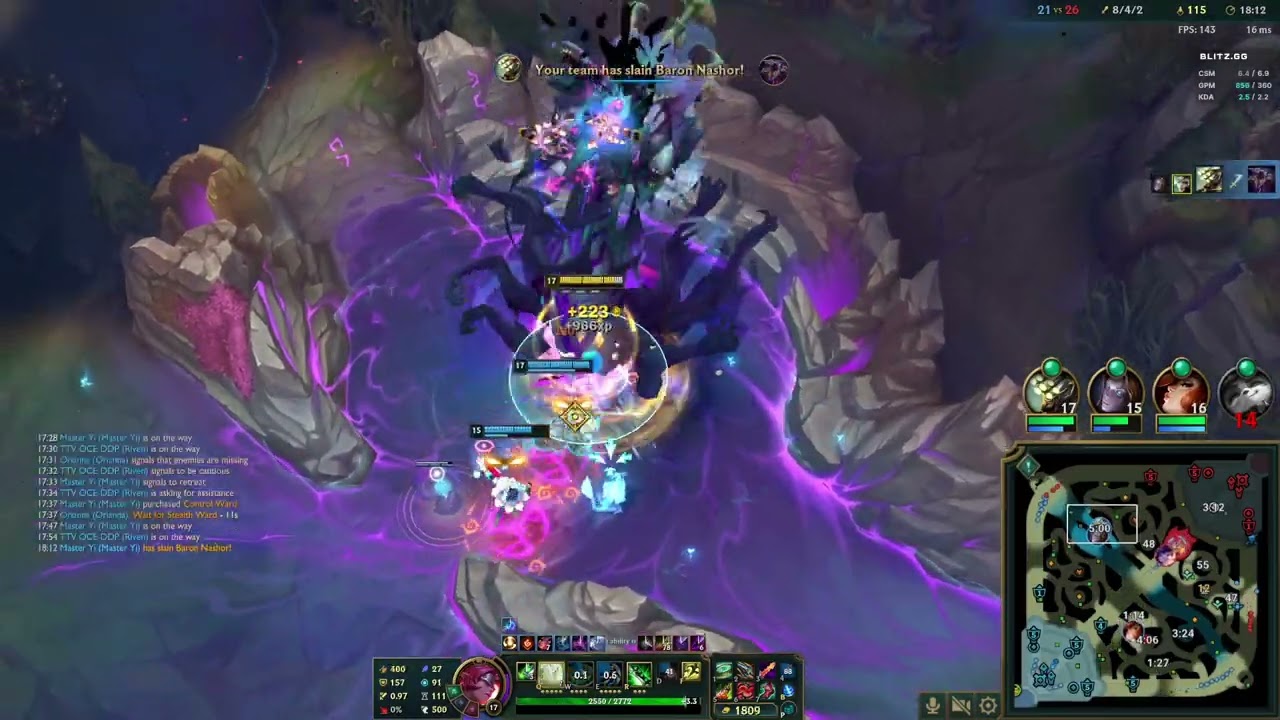 Riven Vs Kayle Hard Carry Highlights