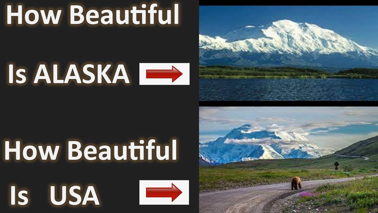 Alaska Mountains Aerial View | Mountains of Alaska USA Beautiful