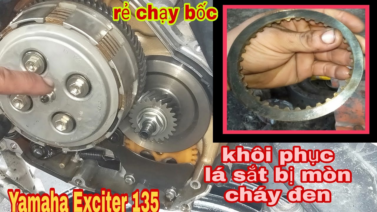 Làm nồi zin Yamaha Exciter 135 sao rẻ mà chạy bốc/Make a motorbike driving pot