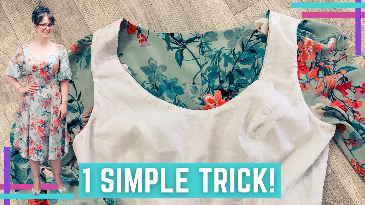 How To Bag Out An Armhole On A Fully Lined Bodice :: Top Trick To Bag Out Anything!