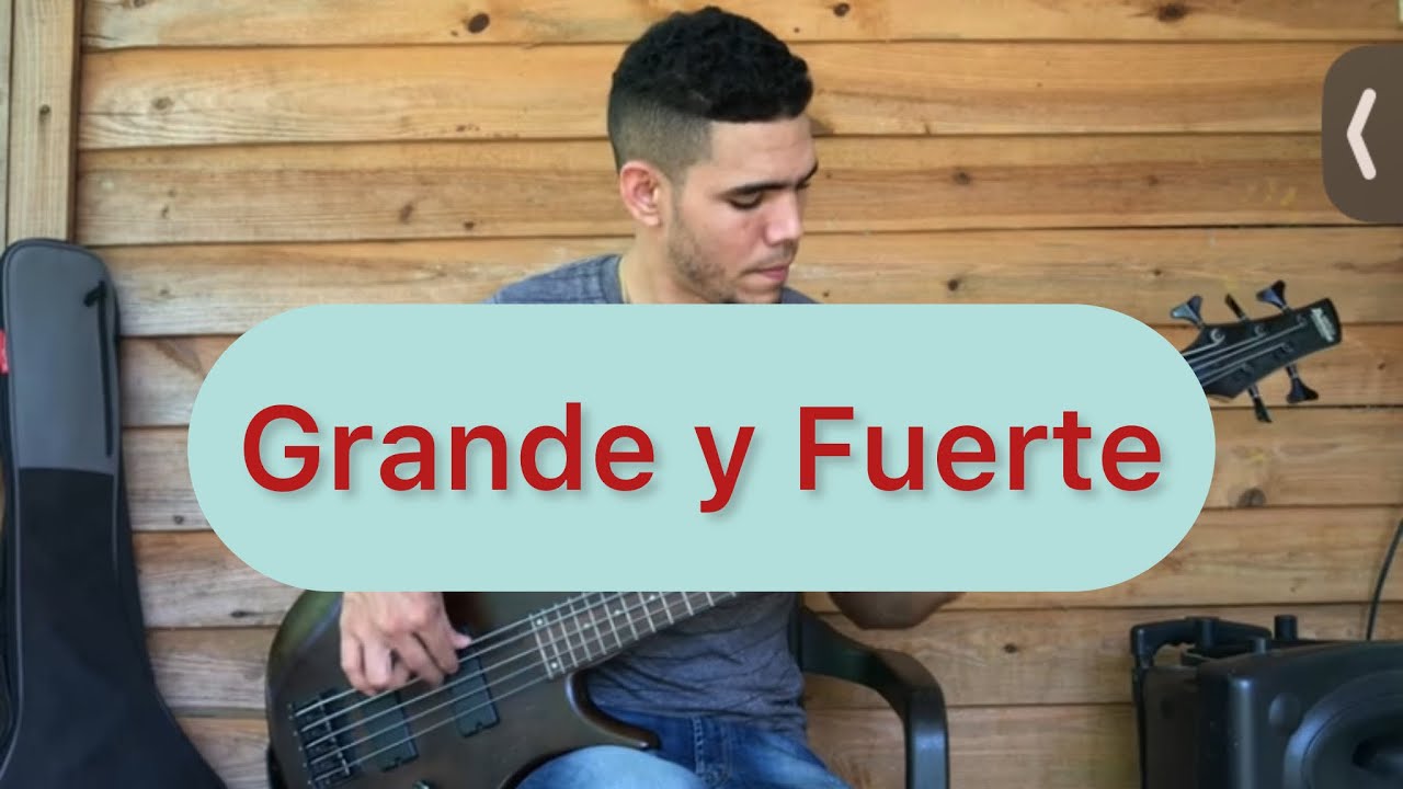 Grande y Fuerte // Tutorial de Bajo. @MIEL SAN MARCOS Cover Bass con sus notas