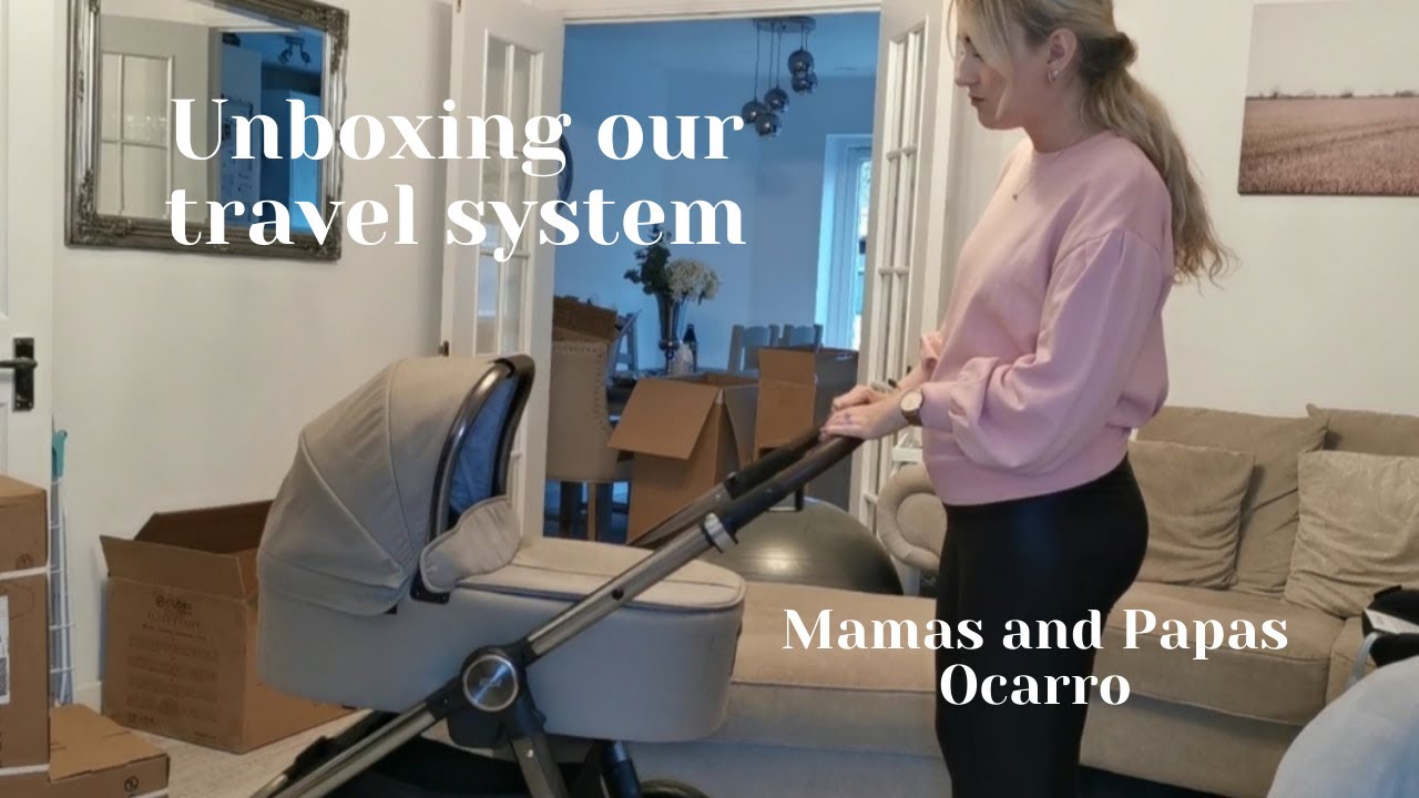Unboxing our Mamas and Papas Ocarro travel system | first impressions | set up | review |